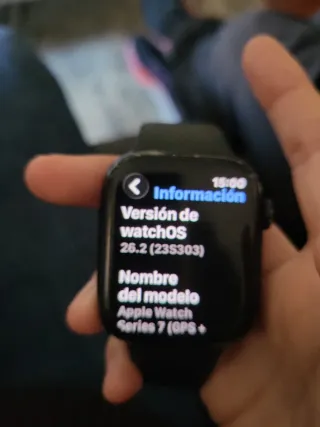Apple Watch Series 7 GPS Negro Espacial