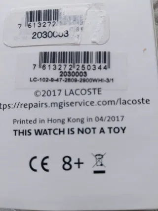 Reloj Lacoste Verde/Azul