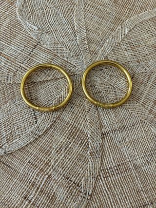 2 Pulseras Tibetanas Doradas