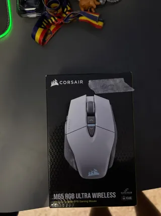 Ratón Corsair M65 RGB Ultra Wireless Gris