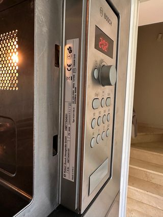 Microondas Bosch Acero Inoxidable