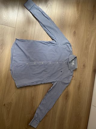 Camisa Rayas Azul y Blanco Alvaro Moreno