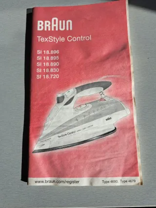 Plancha Braun Textil Control