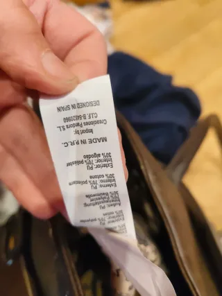 Bolso de mano mujer marrón