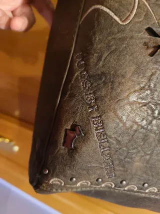 Bolso de mano mujer marrón