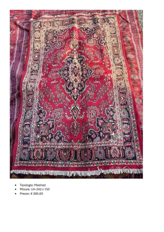 Tappeto persiano autentico lana