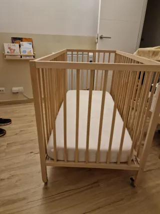 Cuna bebé madera IKEA
