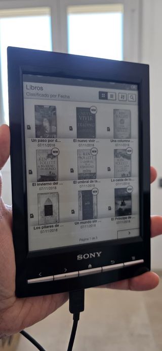 E-Reader Sony PRS-T1 Negro + Funda