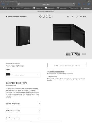 Portamonete GG Marmont