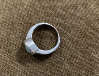 Anillo Plata Piedra Azul