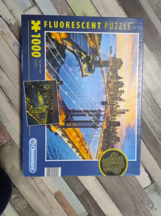 Puzzle Clementoni 1000 piezas Nueva York Fluoresce
