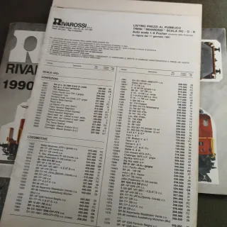 Rivarossi 1990 Trenino modellismo