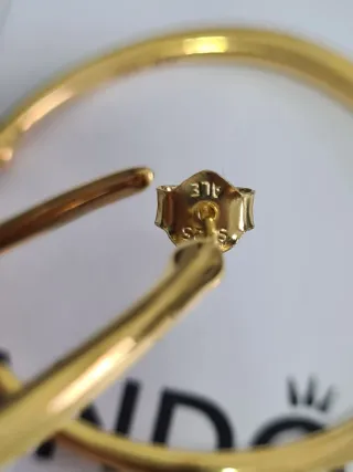 Pendientes Aro Pandora Dorados
