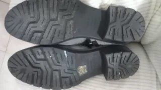 Stivaletti donna grigi con fibbie