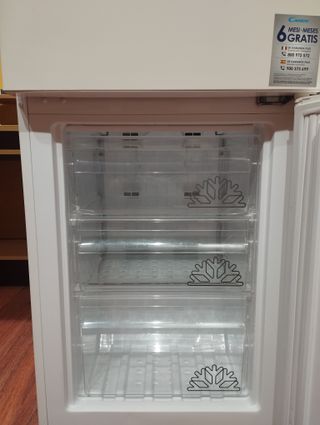 Nevera Combi Candy Blanca