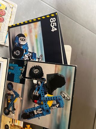 Lego 854 y 171 Tren y Coche 1980