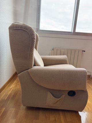 Pareja Sillones Orejeros Reclinables Vintage