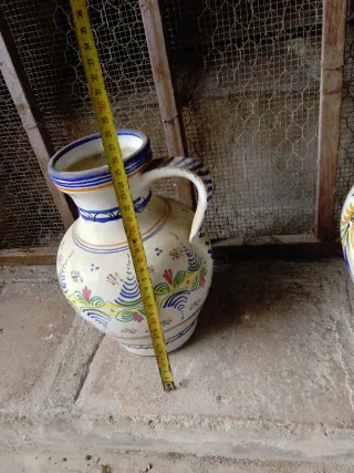 2 Cántaros de cerámica antiguos