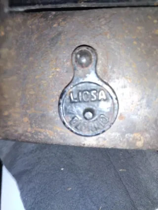 Plancha antigua de carbón N°7