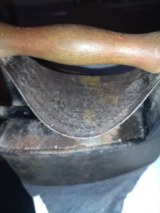 Plancha antigua de carbón N°7