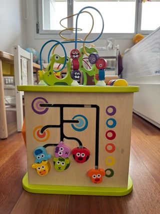 Cubo Actividades Madera Hape 1-4 Años
