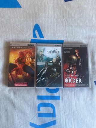 Peliculas umd psp (final fantasy, spiderman)