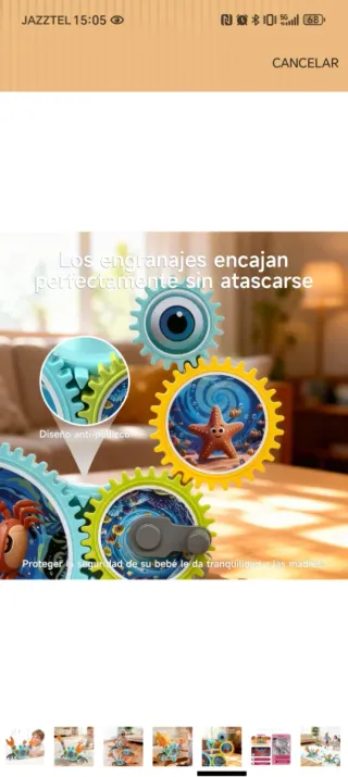 Meribbit Cangrejo Juguete Bebé 2 Modos