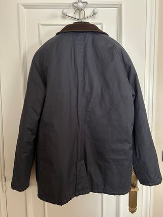 Chaqueta tipo Barbour Azul Marino
