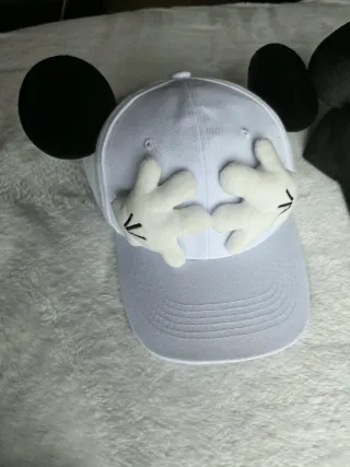 Gorras Mickey Mouse Negras y Blancas