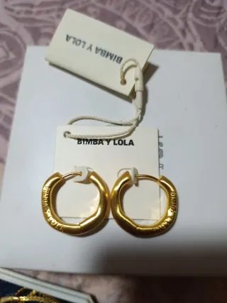 Pendientes BIMBA Y LOLA dorados