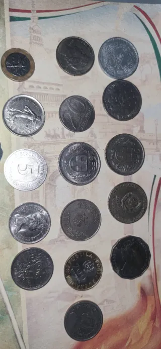 Lotto di monete da collezione