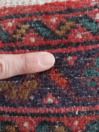 Alfombra Persa Roja y Azul