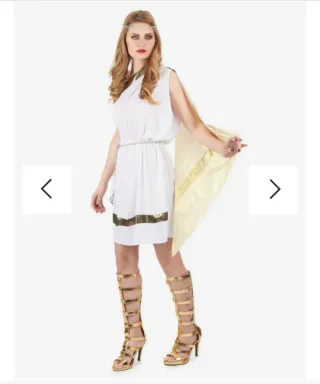 Disfraz Romana Corto Talla Única