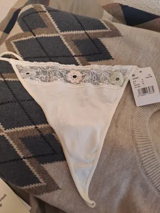 Tanga Gemma L encaje floral