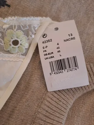 Tanga Gemma L encaje floral