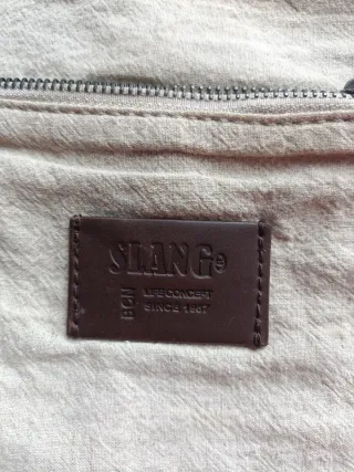 Bolso SLANG Beige y Marrón
