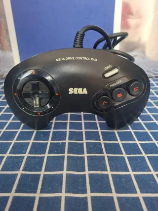 MEGADRIVE 1 ORIGINAL MANDO LETRAS ROJAS