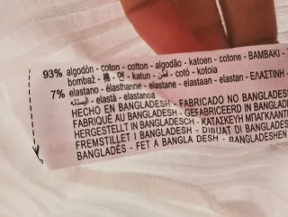 Top Zara canalé escote cuadrado blanco