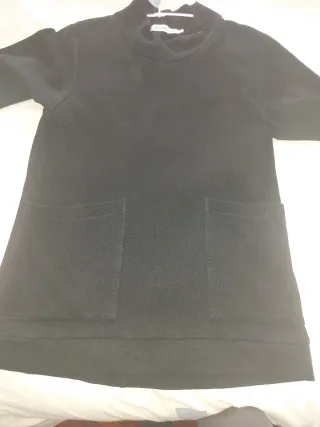 Jersey Elisa Muresan negro con bolsillos