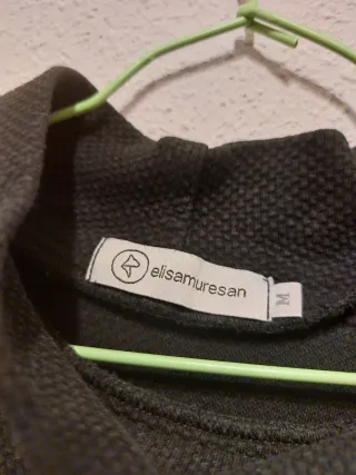 Jersey Elisa Muresan negro con bolsillos