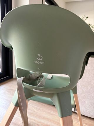 Trona Stokke Verde y Madera
