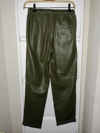 Pantalón Mango Verde Oliva