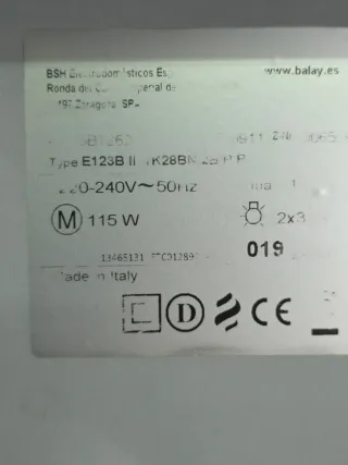 Campana extractora Balay