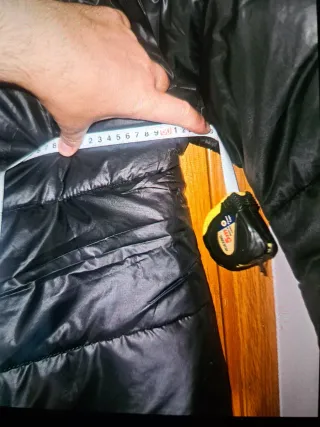 Chaqueta acolchada negra