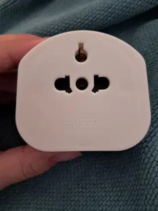 Adaptador Enchufe Blanco 13A BS1362