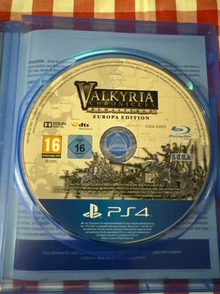 Valkyria Chronicles Remastered Europa Edition PS4