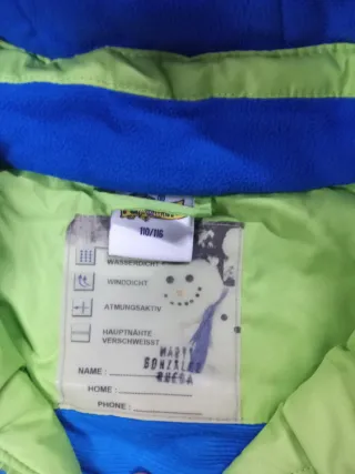 Conjunto esquí niño chaqueta y pantalón