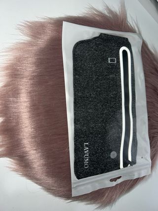 Riñonera deportiva gris y rosa LAVUMO