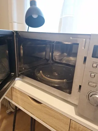 Microondas plateado