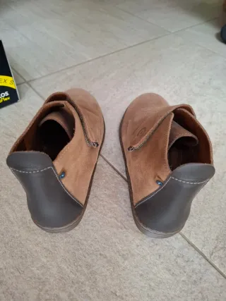 Zapatos Conguitos Piel Marrón Niño talla 35